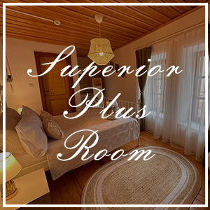 Welcome to our website! Discover the charm of Ayvalık with our luxurious superior plus room.